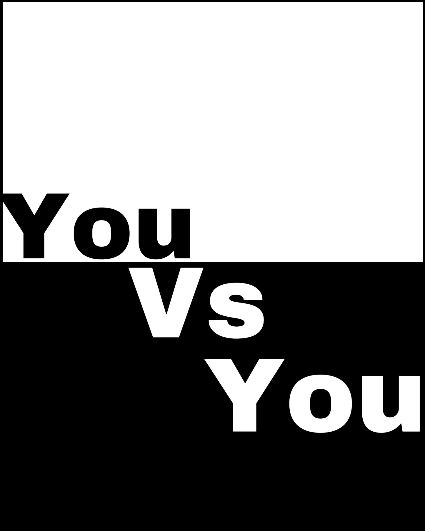 You Vs You Poster